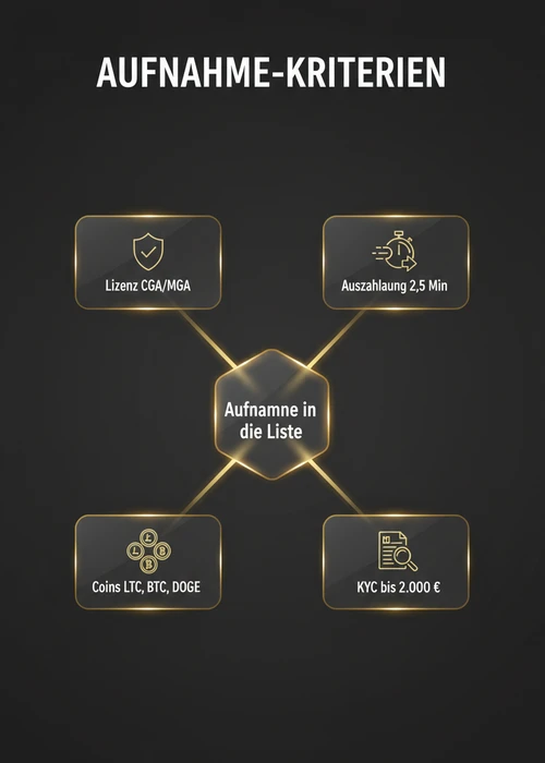 Eine digitale Darstellung von Litecoin-Münzen, die den Fokus auf Krypto-Casinos und deren relevante Kriterien legt.