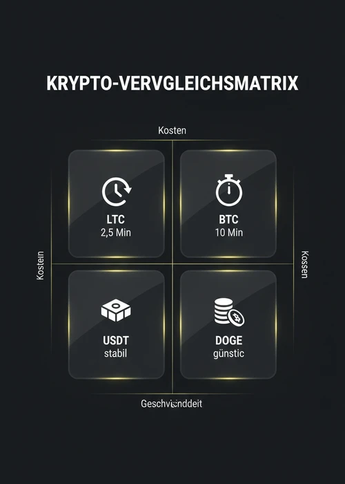 Ein Stapel Litecoin-Münzen neben einem Smartphone mit Casino-Oberfläche